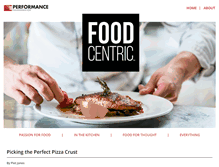 Tablet Screenshot of foodcentric.com